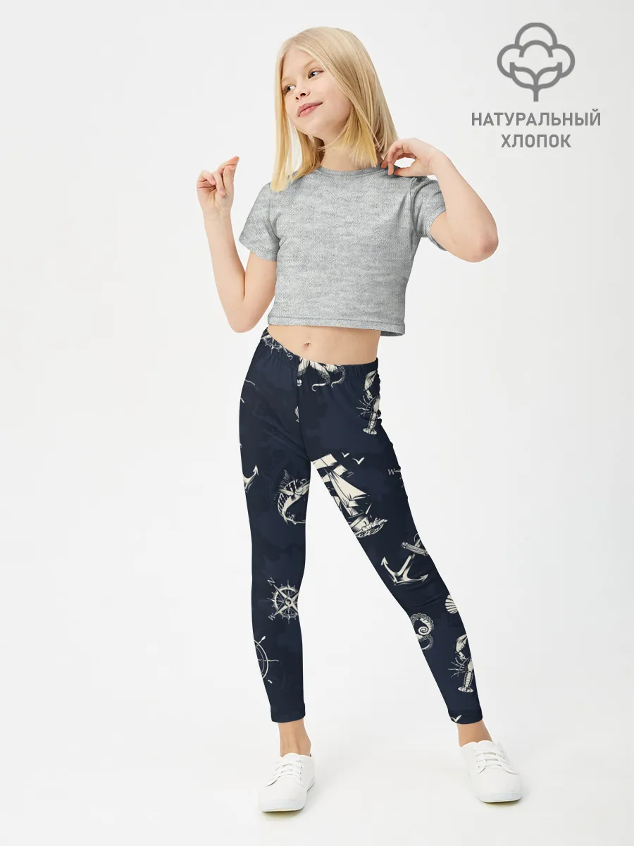 Леггинсы для девочки / Nautical art