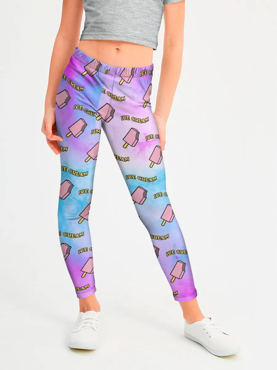 Леггинсы для девочки / BLACKPINK ICE CREAM