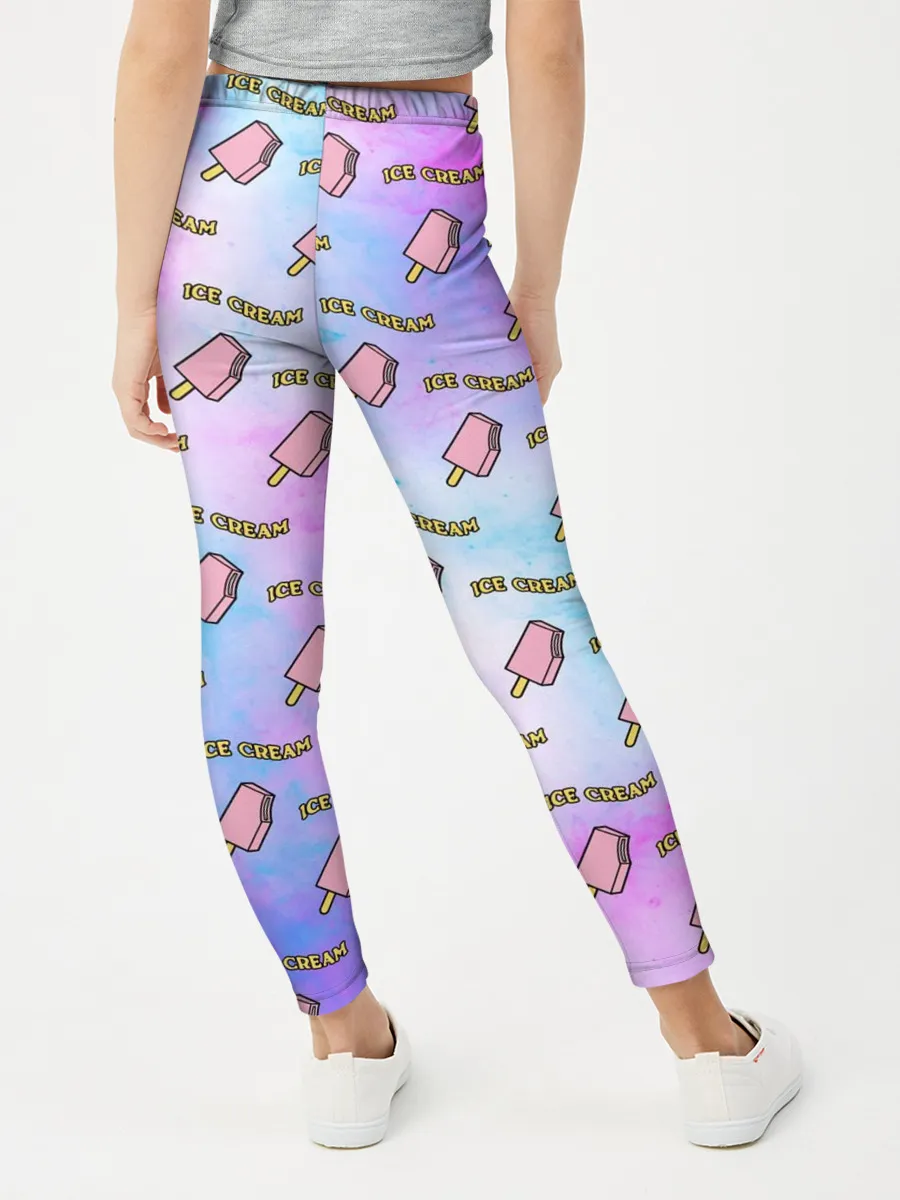Леггинсы для девочки / BLACKPINK ICE CREAM