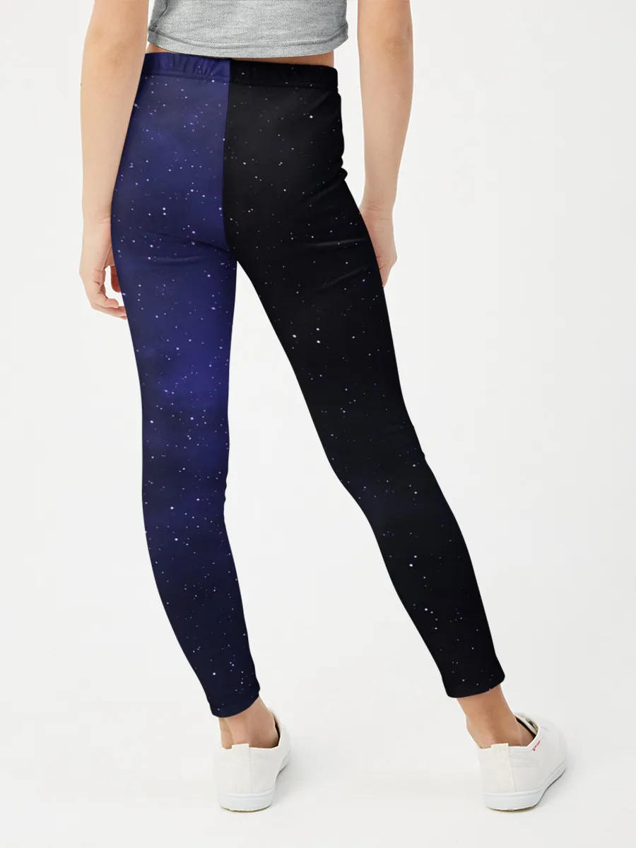 Леггинсы для девочки / Космос