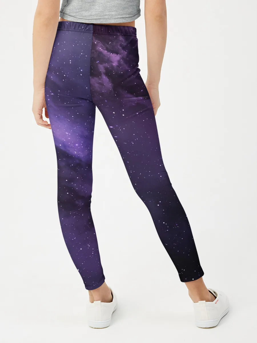 Леггинсы для девочки / Космос