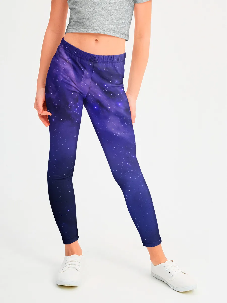 Леггинсы для девочки / Космос