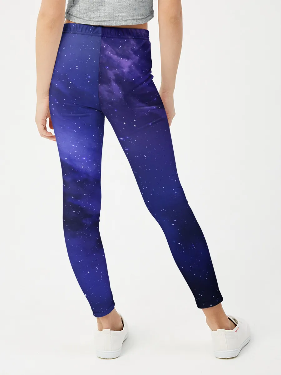 Леггинсы для девочки / Космос
