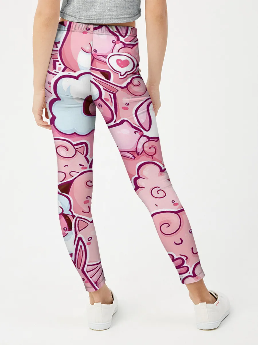 Леггинсы для девочки / Розовое собрание
