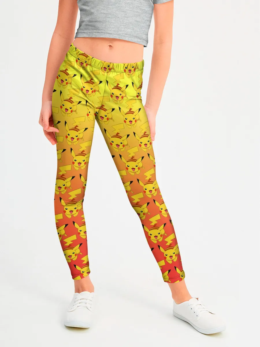 Леггинсы для девочки / Pikachu Pika Pika