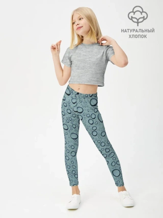 Леггинсы для девочки / Капли.