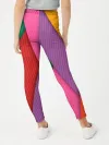 Леггинсы для девочки / Разноцветный узор