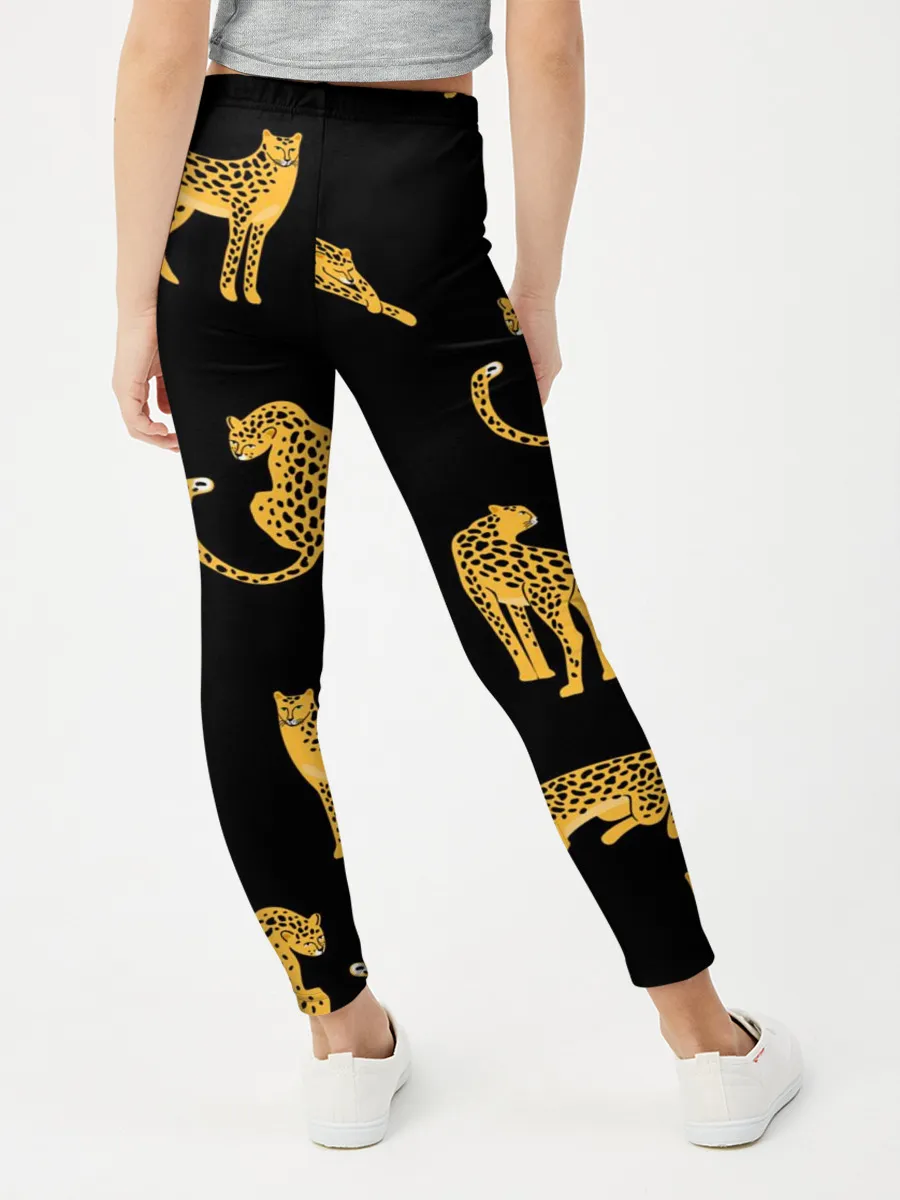 Леггинсы для девочки / Леопарды