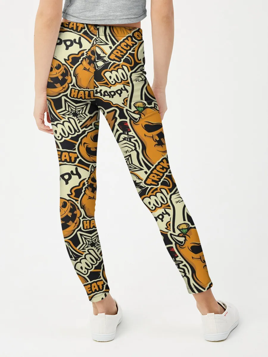 Леггинсы для девочки / Хэллоуин
