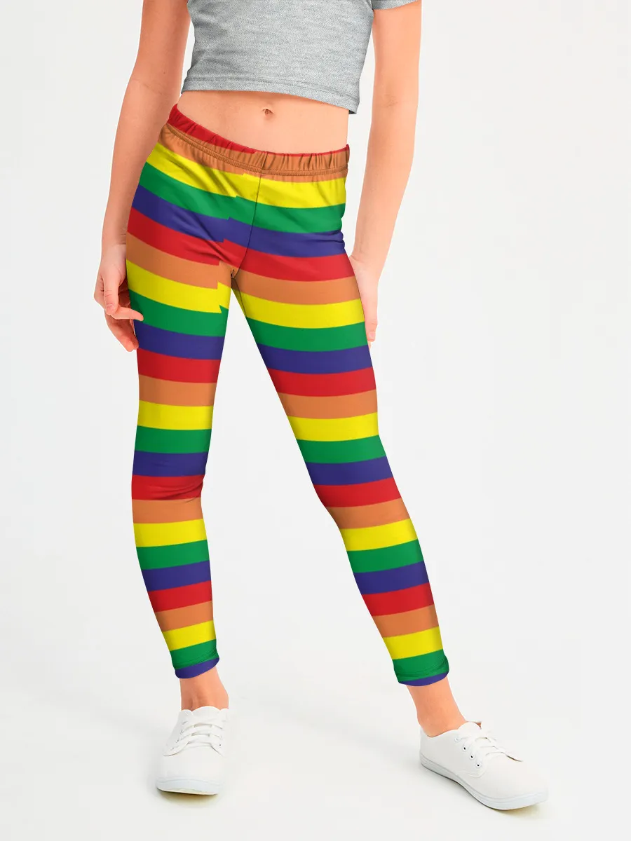 Леггинсы для девочки / Радуга