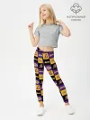 Леггинсы для девочки / LA LAKERS | ЛЕЙКЕРС