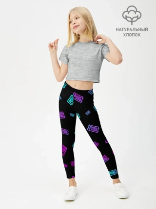 Леггинсы для девочки / PUBG / ПАБГ