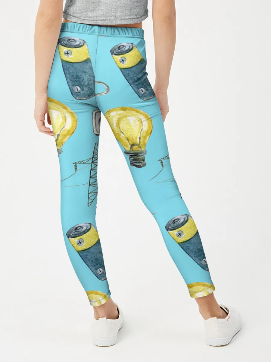 Леггинсы для девочки / Electricity and wires