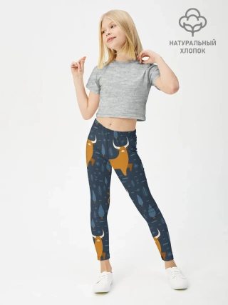 Леггинсы для девочки / Быки