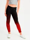 Леггинсы для девочки / КРАСНО-ЧЕРНЫЙ ГРАДИЕНТ