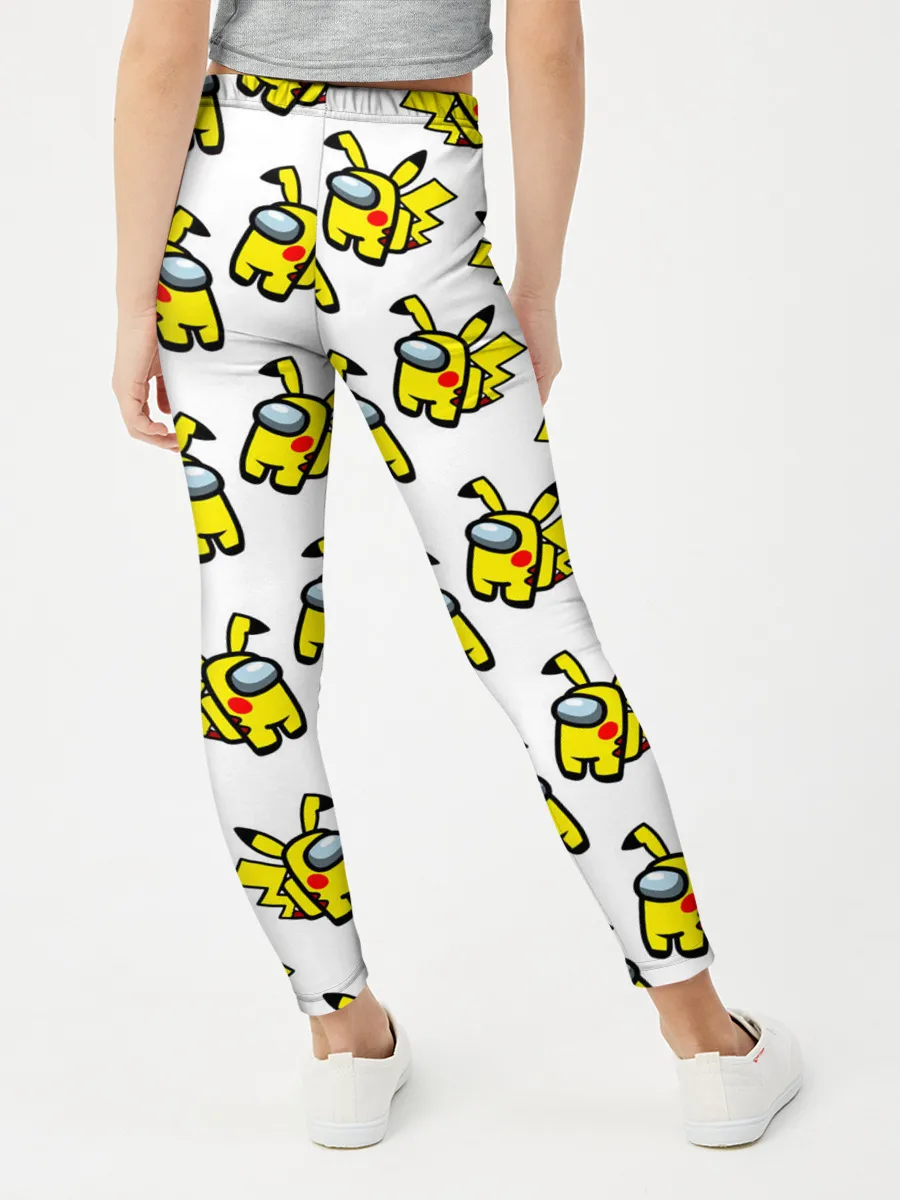 Леггинсы для девочки / Among us Pikachu