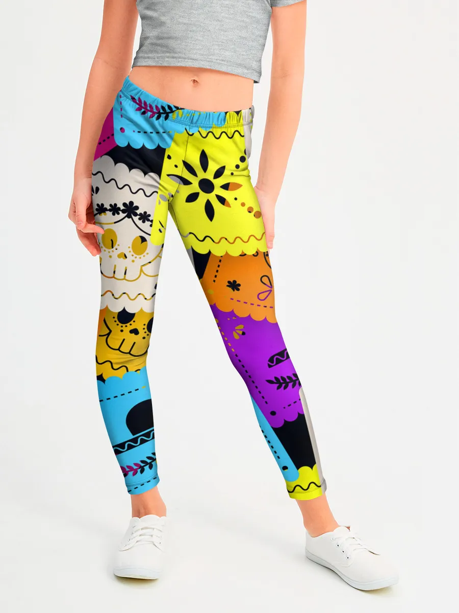 Леггинсы для девочки / Color pattern