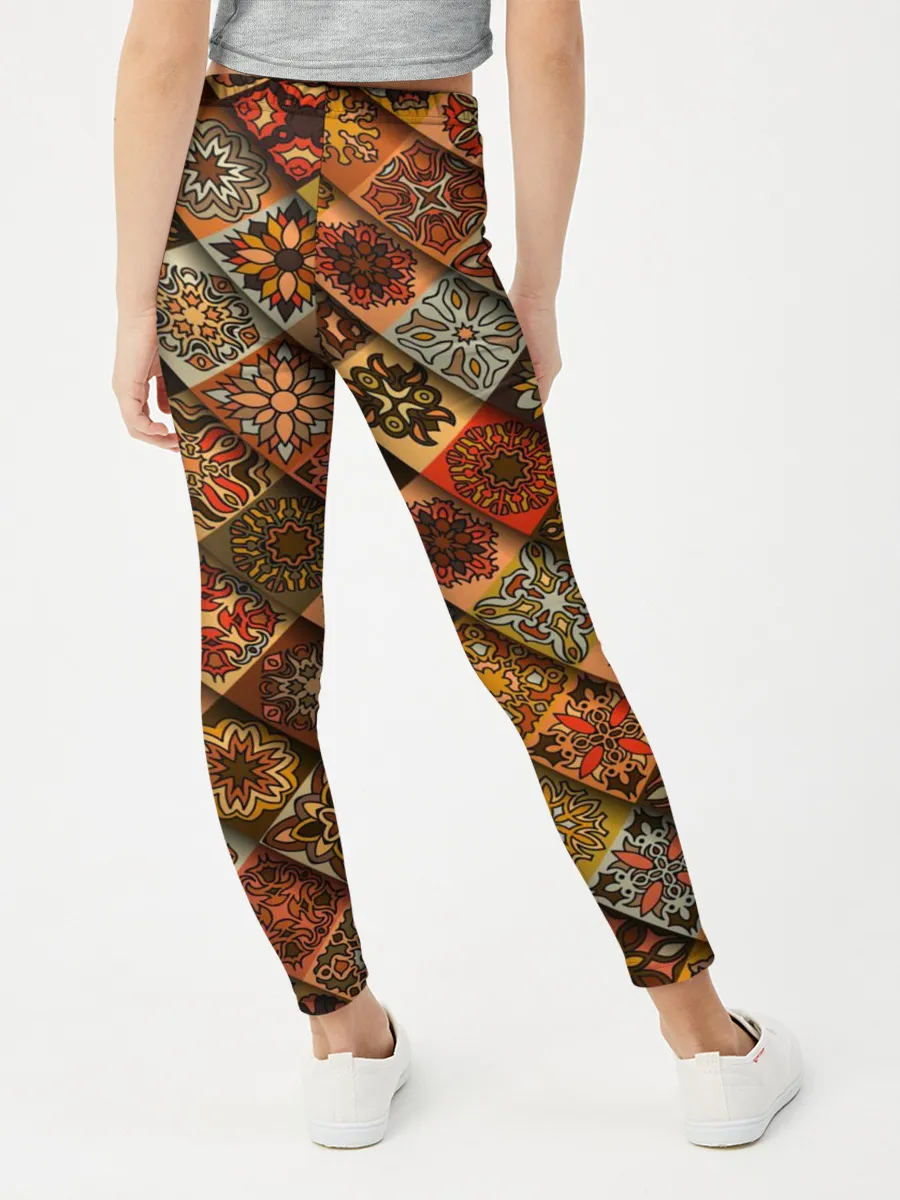 Леггинсы для девочки / СЛАВЯНСКАЯ СИМВОЛИКА