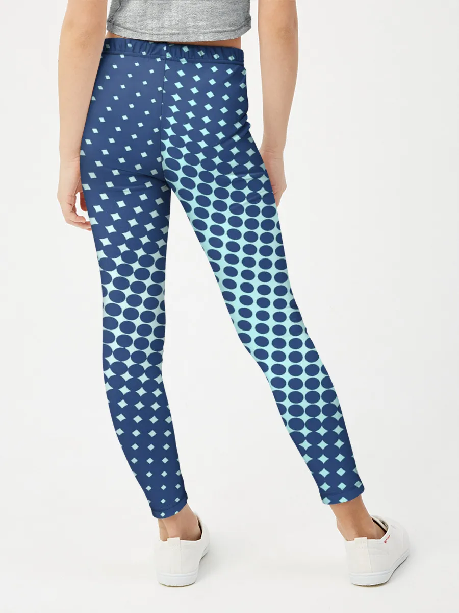 Леггинсы для девочки / Хаотичный горошек