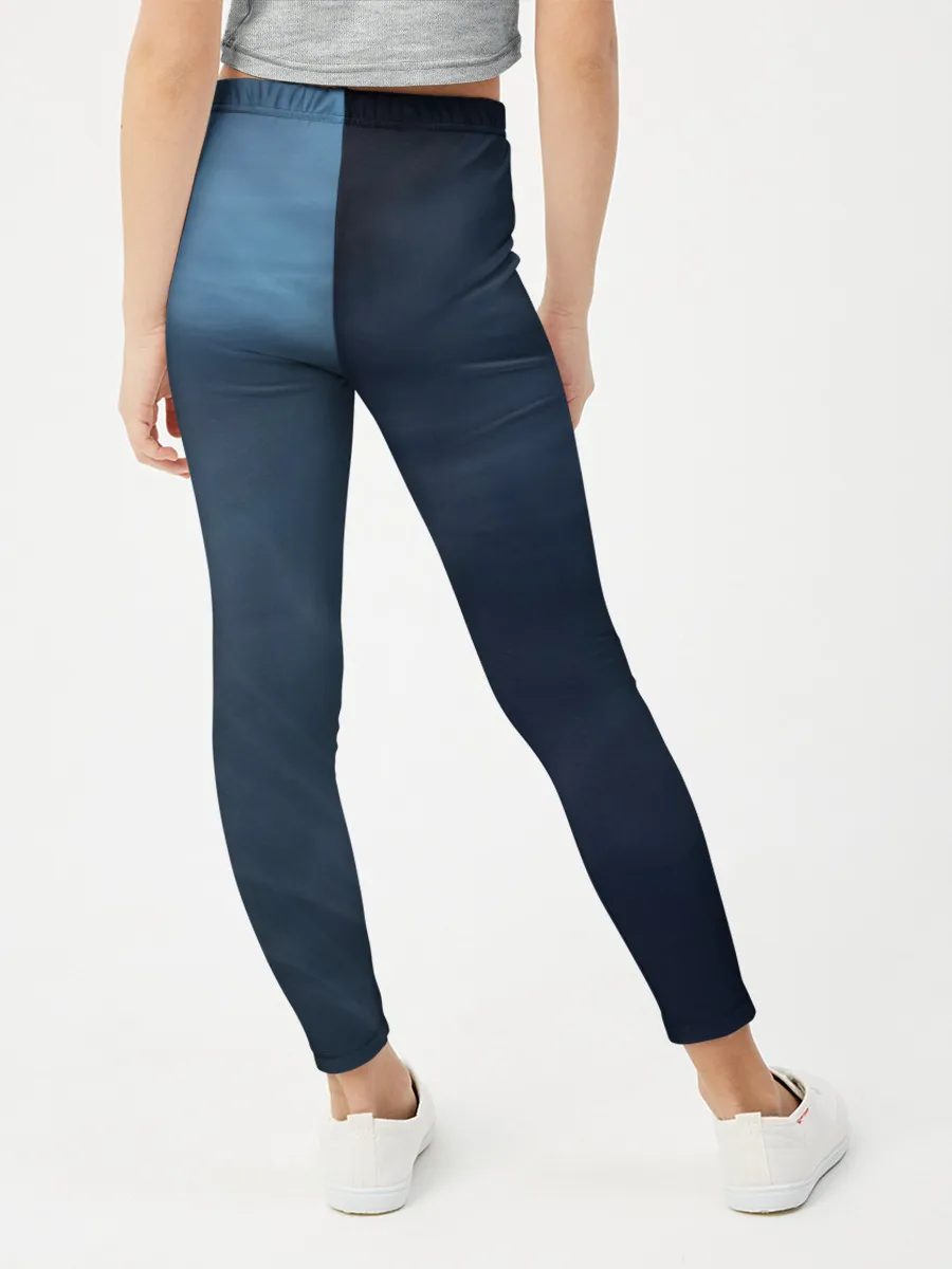 Леггинсы для девочки / Дымчатый