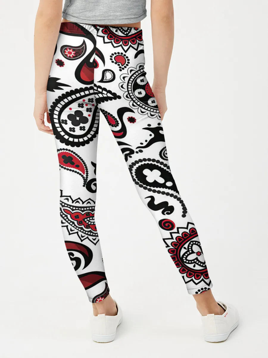 Леггинсы для девочки / Молекулярный рисунок