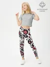 Леггинсы для девочки / Молекулярный рисунок