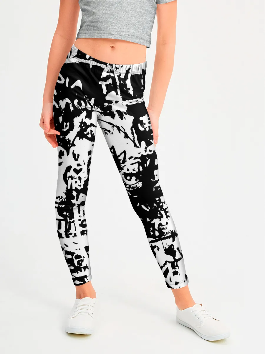 Леггинсы для девочки / Graffiti