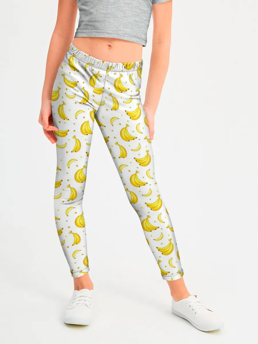 Леггинсы для девочки / Банановый рай