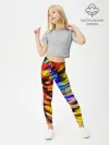 Леггинсы для девочки / Батик. Краски