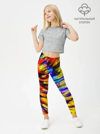 Леггинсы для девочки / Батик. Краски