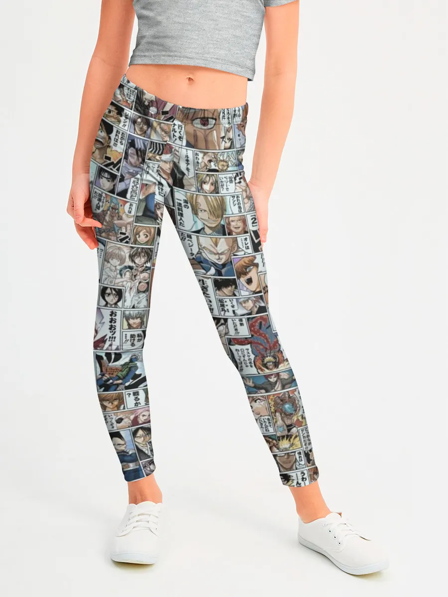 Леггинсы для девочки / MANGA PATTERN