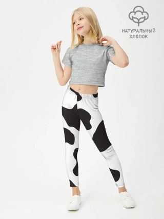 Леггинсы для девочки / корова