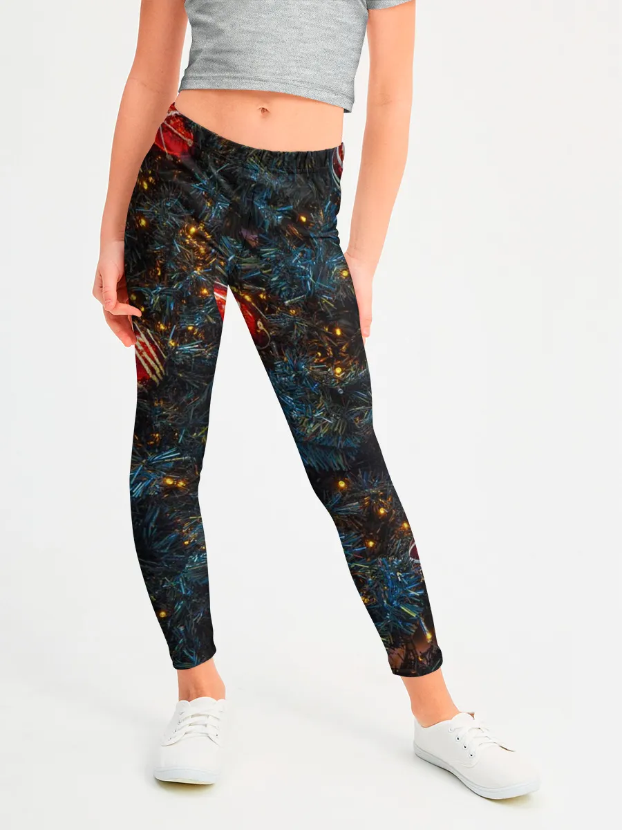 Леггинсы для девочки / Новый Год