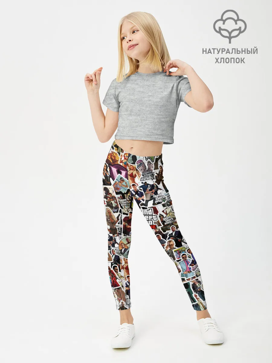 Леггинсы для девочки / GTA Sticker Bombing