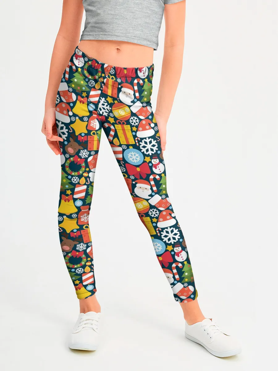 Леггинсы для девочки / Новый Год