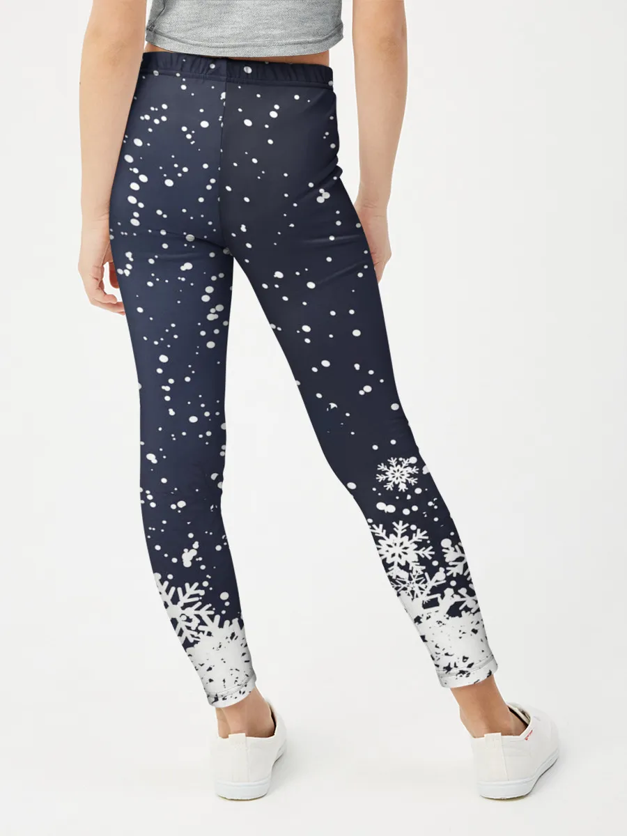 Леггинсы для девочки / Атмосфера нового года