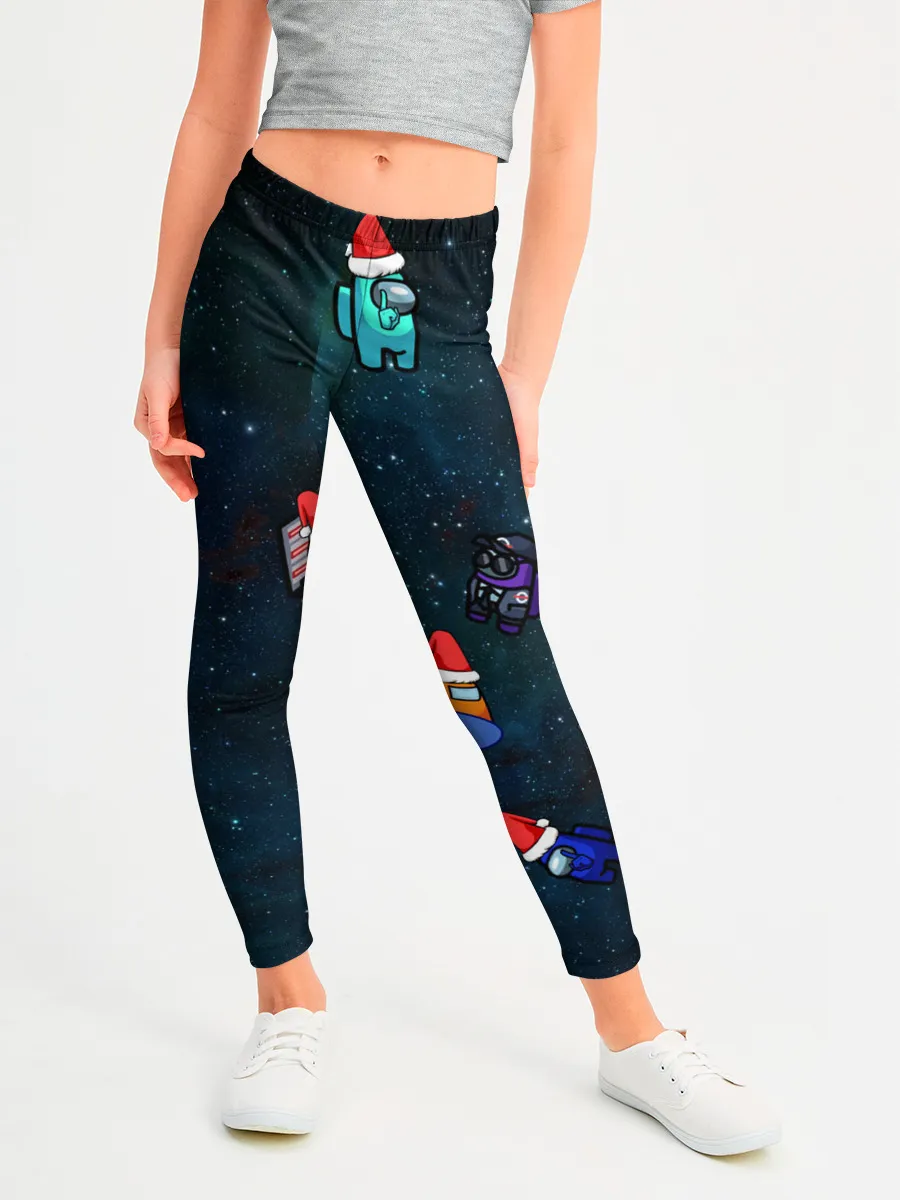 Леггинсы для девочки / Among Us 2021