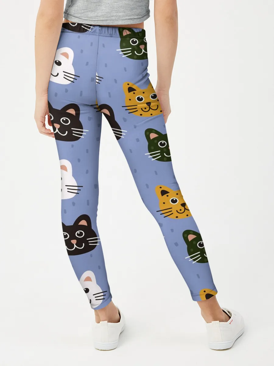 Леггинсы для девочки / Котики