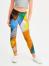 Леггинсы для девочки / Геометрический хаос