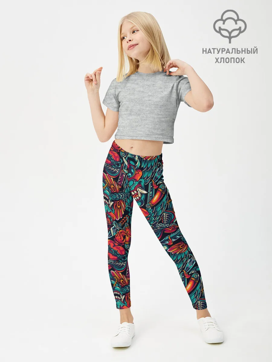 Леггинсы для девочки / Якудза
