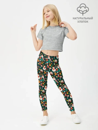 Леггинсы для девочки / Новый Год