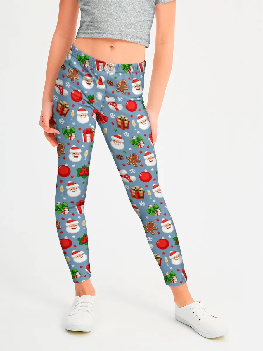 Леггинсы для девочки / Новый Год