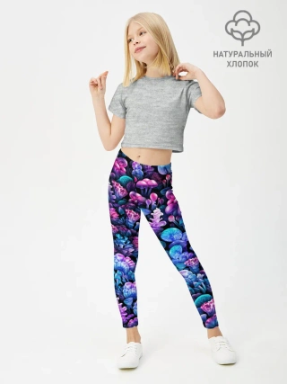 Леггинсы для девочки / Волшебные грибы