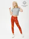 Леггинсы для девочки / Красная икра