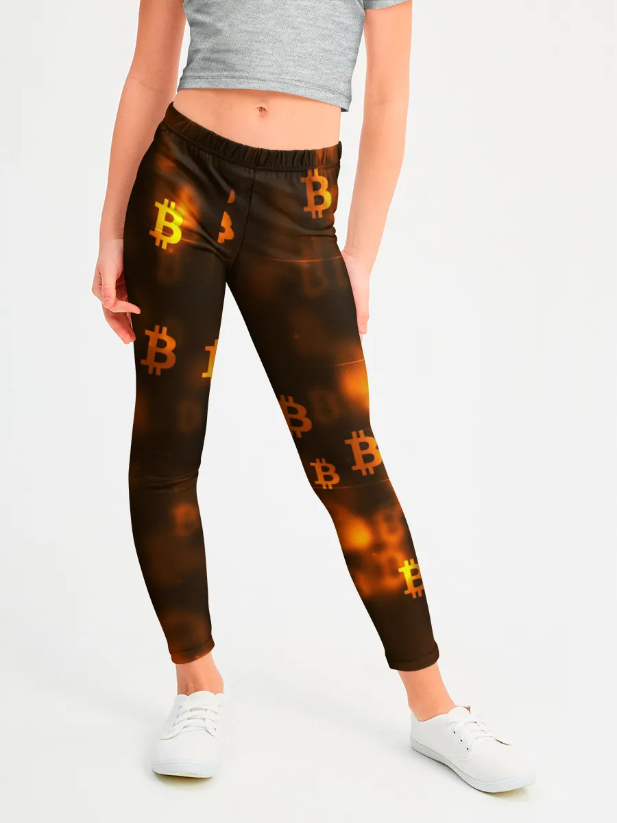 Леггинсы для девочки / BITCOIN KRYPTONATE