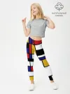 Леггинсы для девочки / Color blocking