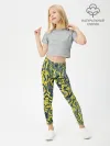 Леггинсы для девочки / УЗОР , ФУТУРИЗМ,