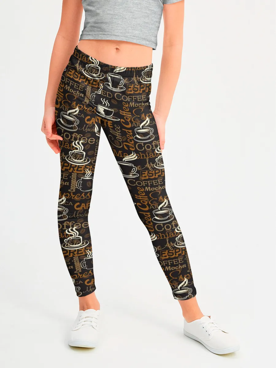 Леггинсы для девочки / Coffee