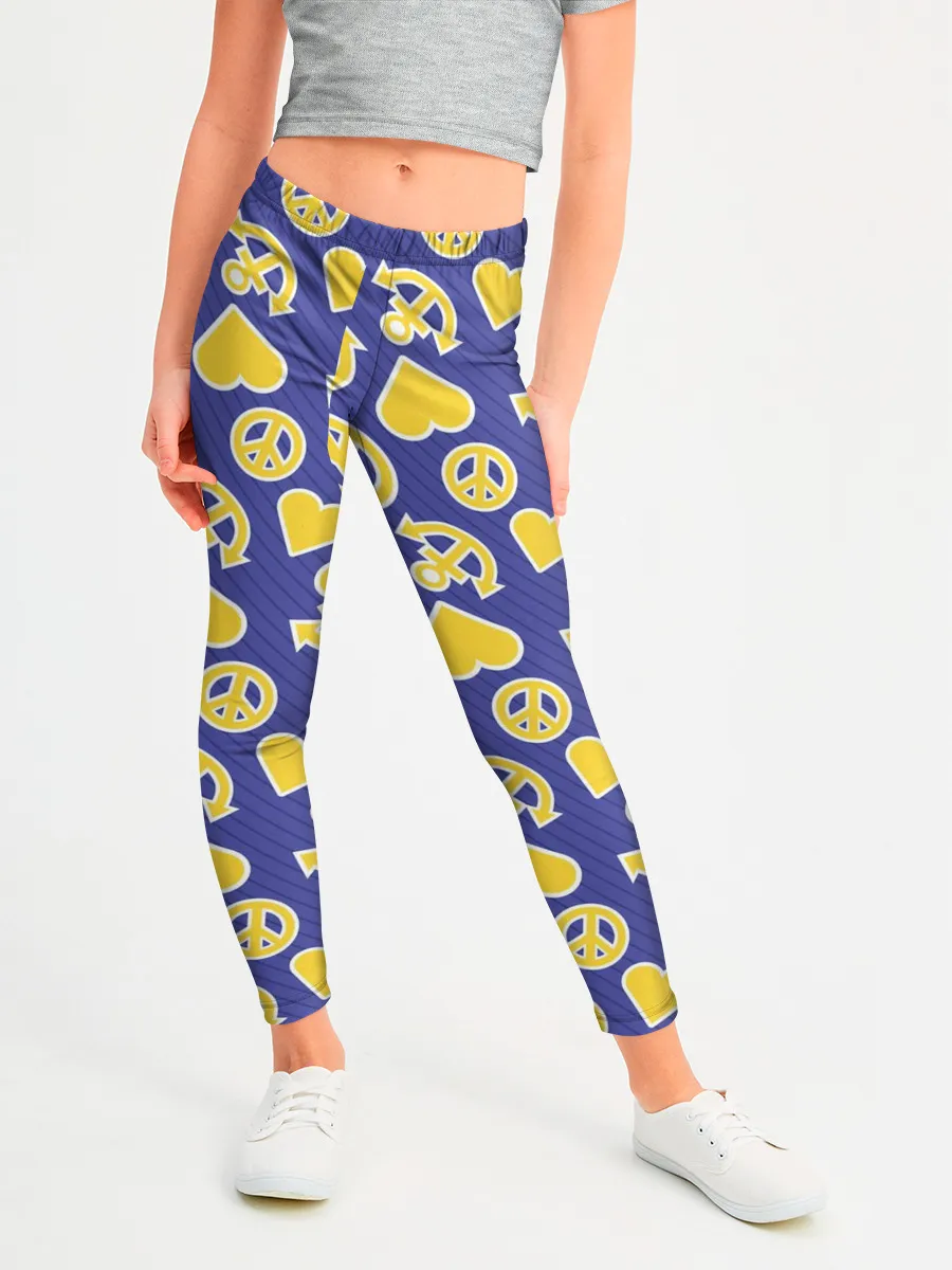 Леггинсы для девочки / Kimyou na Bouken паттерн