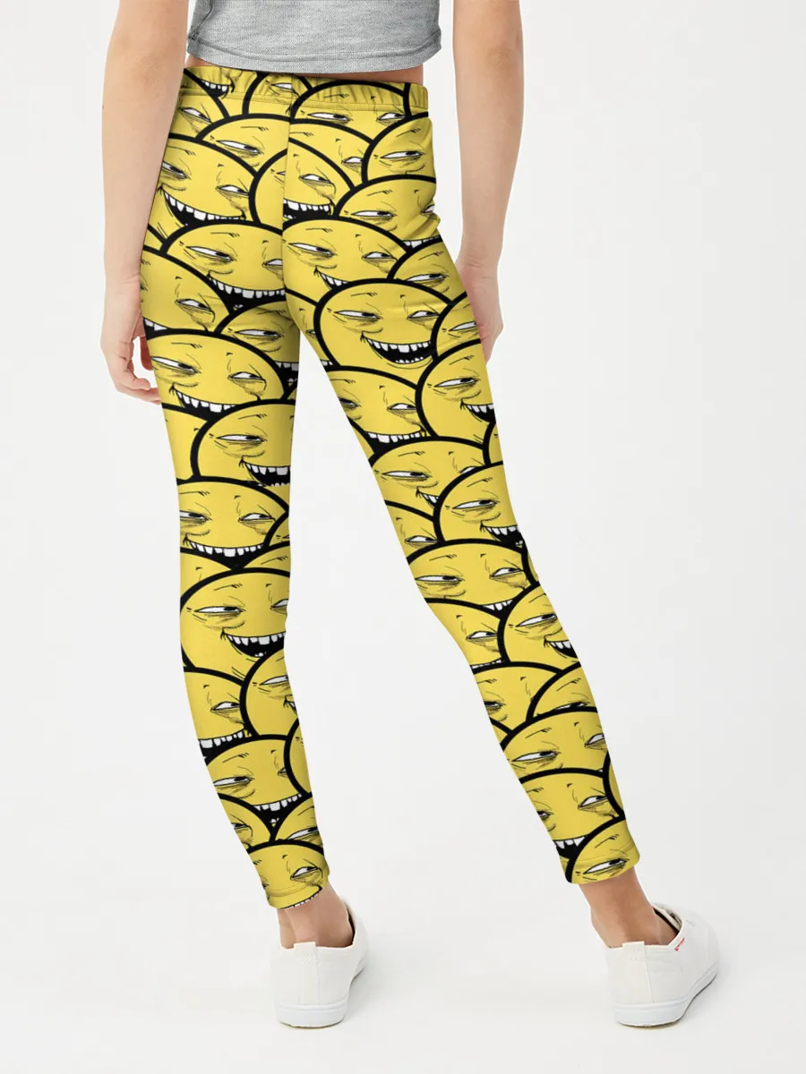 Леггинсы для девочки / Йоба-смайлики